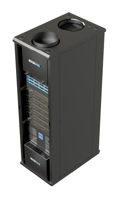 EdgeCool unit inside a rack