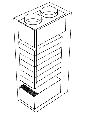 EdgeCool unit installation option